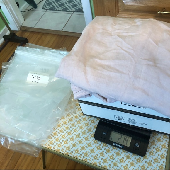 Faherty Shirt Mens 100% Linen Light Pink Solid Button Up Outdoors Casual Size M - Picture 9 of 10